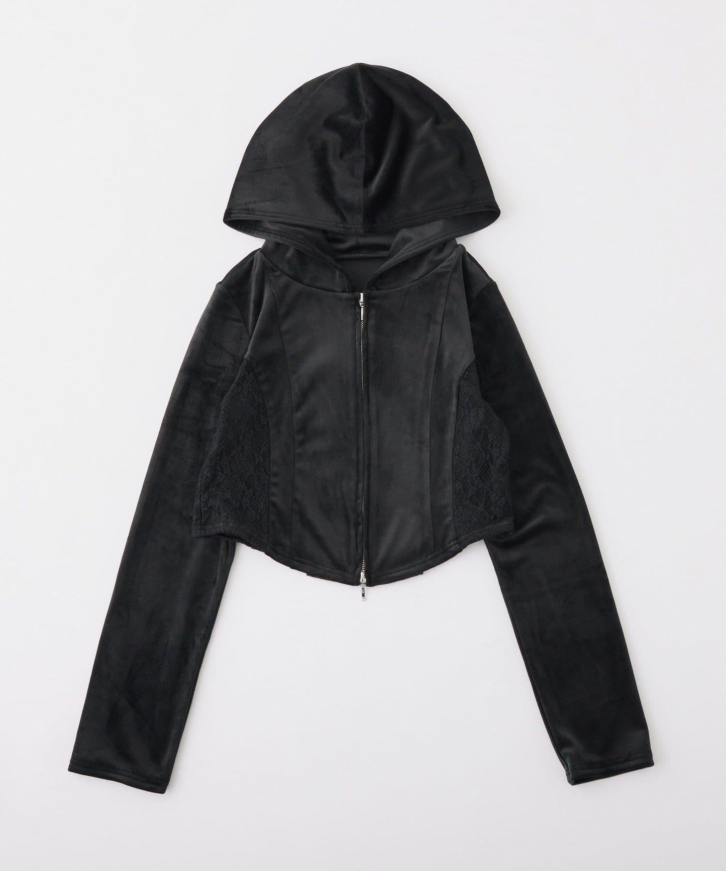 【可成套搭配】天鵝絨連帽衛衣