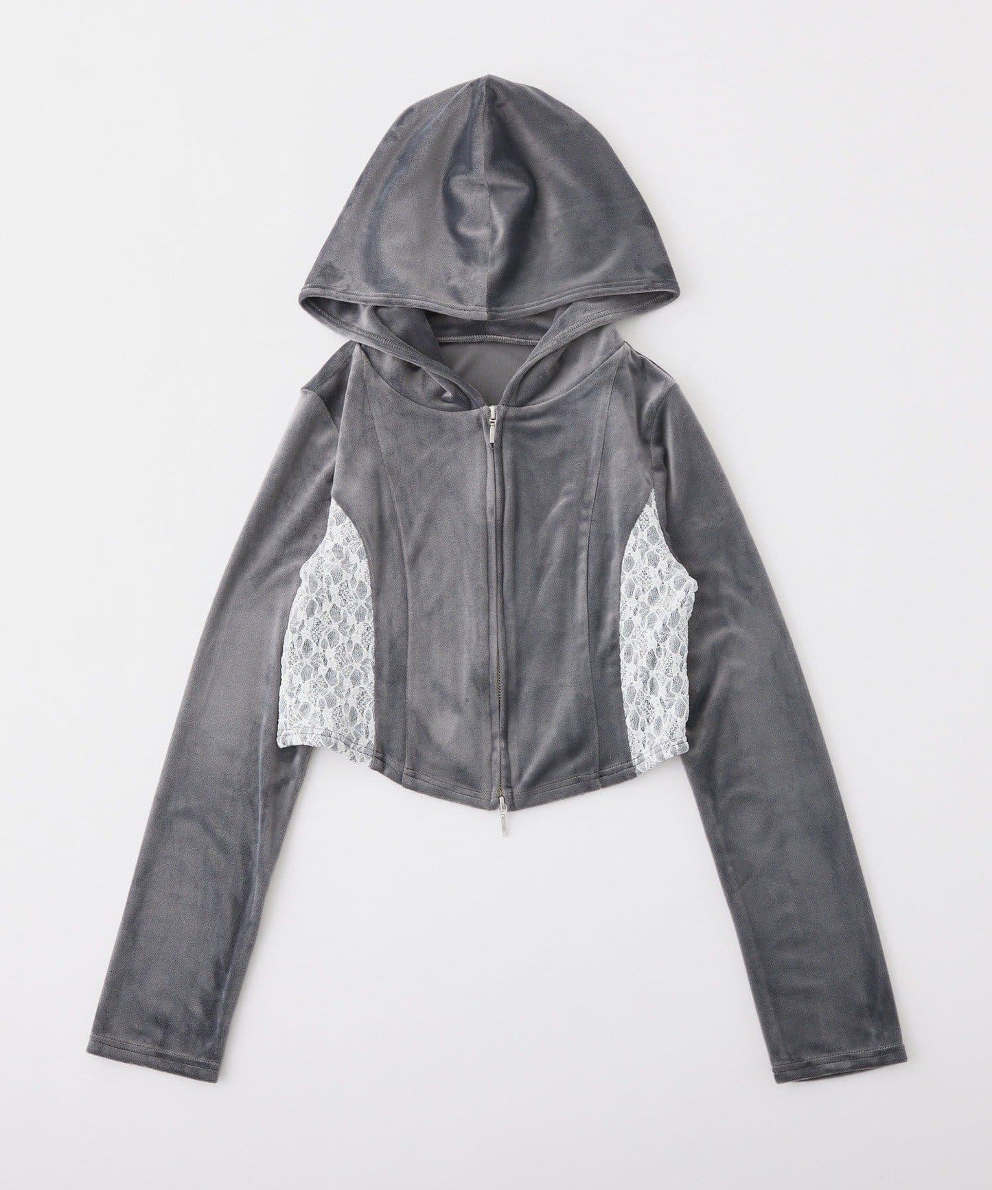 【可成套搭配】天鵝絨連帽衛衣