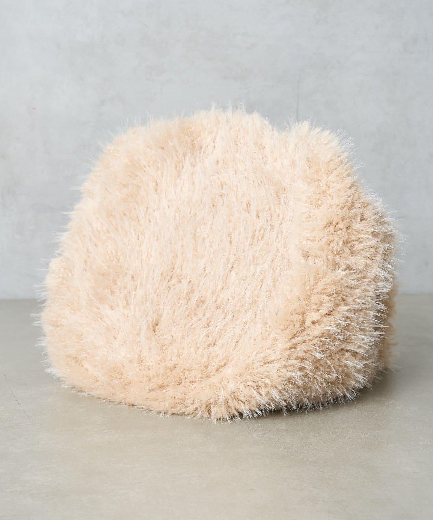 FUR BAMBOO TOTE 毛絨竹柄托特包