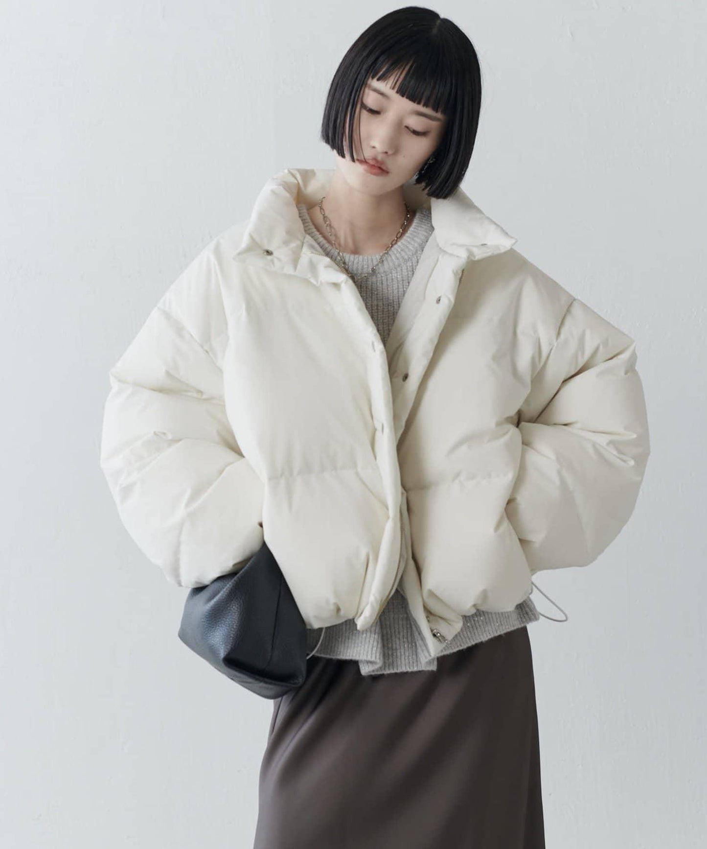 女士短款羽絨夾克