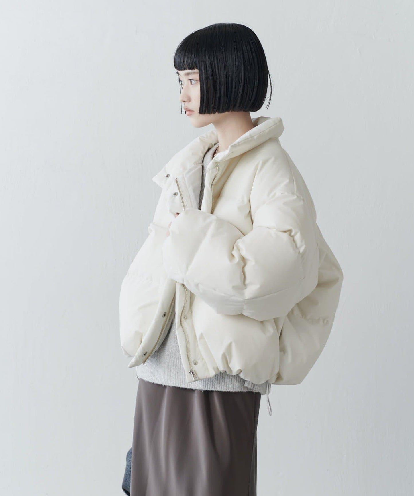 女士短款羽絨夾克