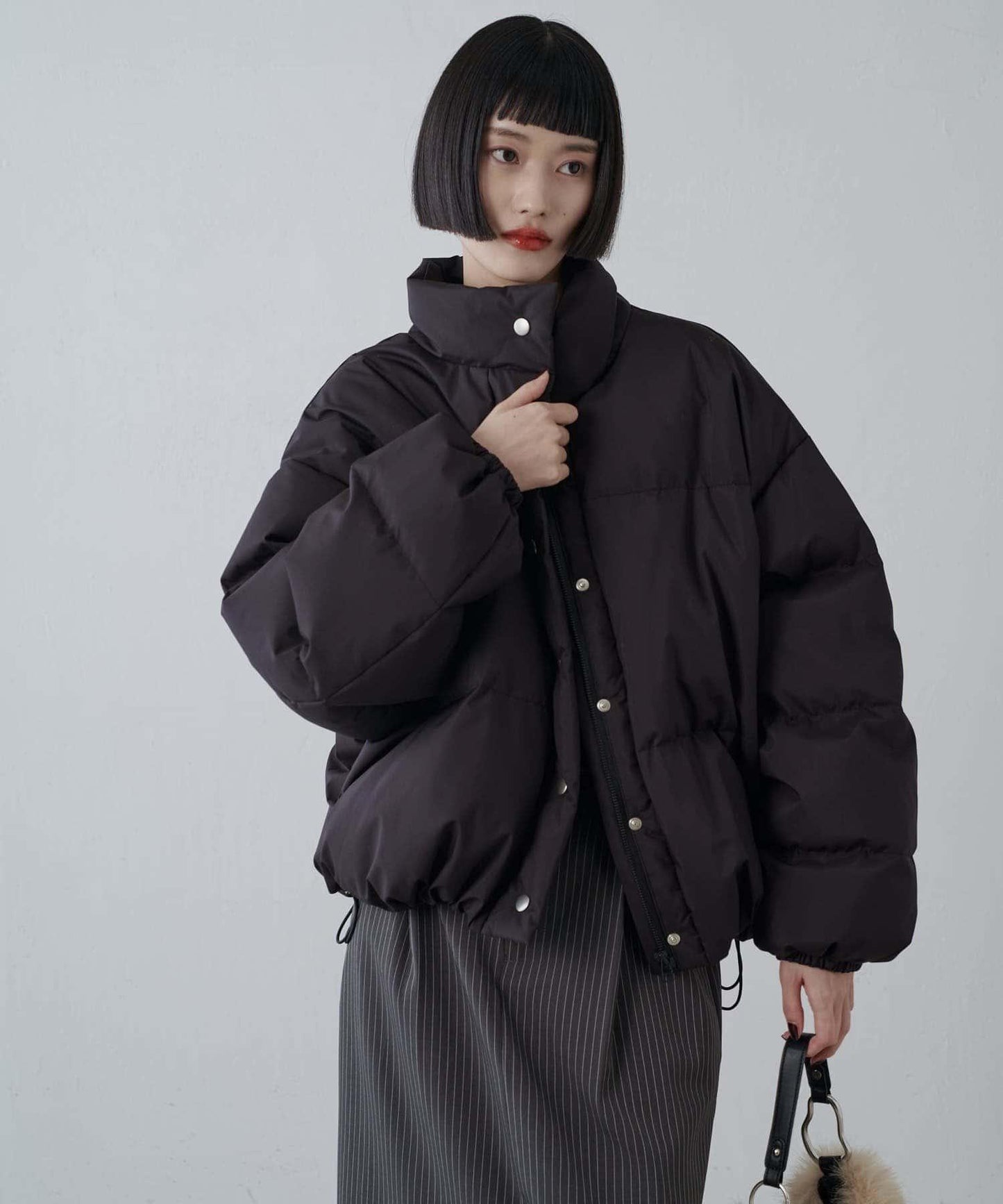 女士短款羽絨夾克