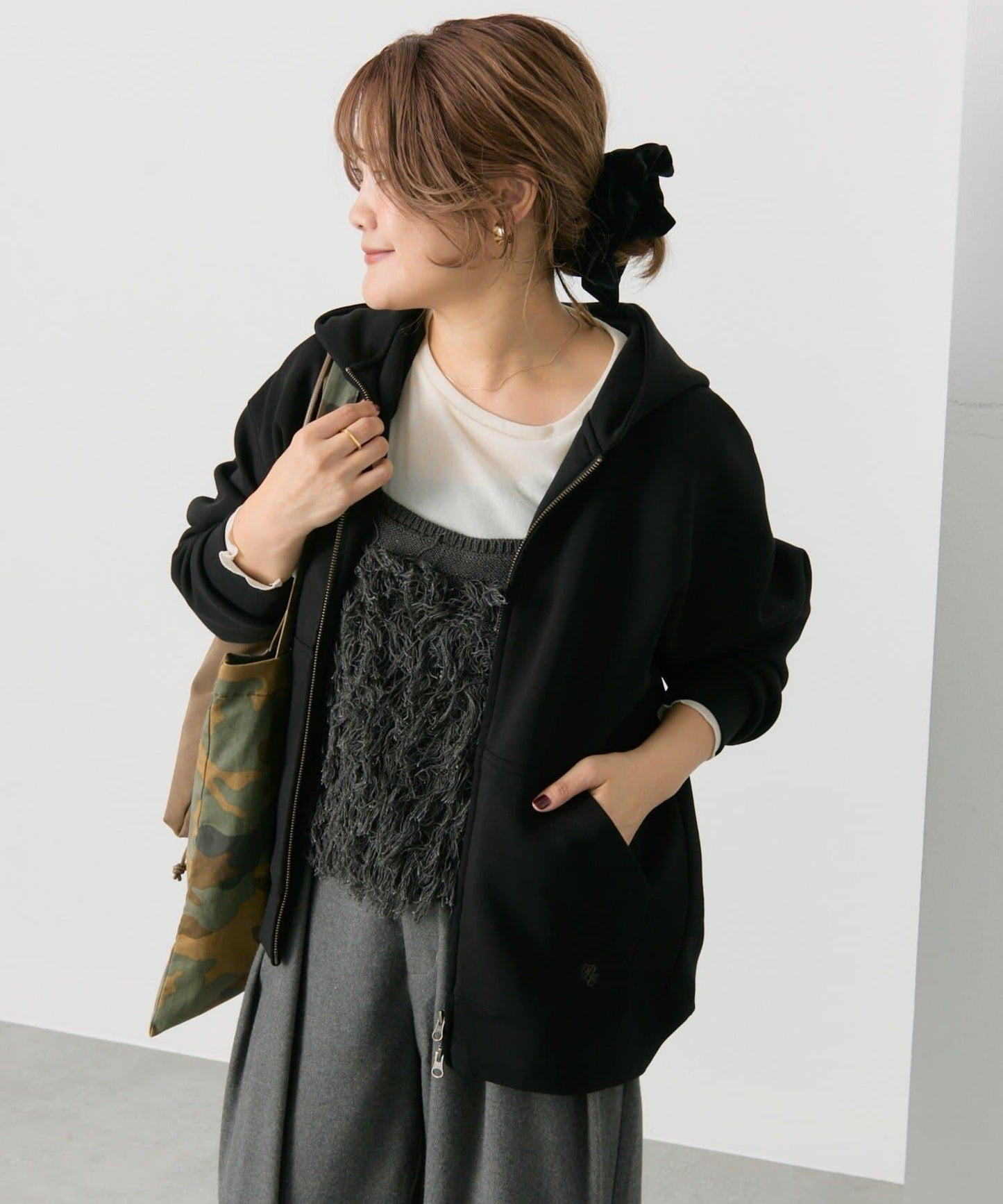 【@noricorico102企畫】方形天鵝絨髮圈