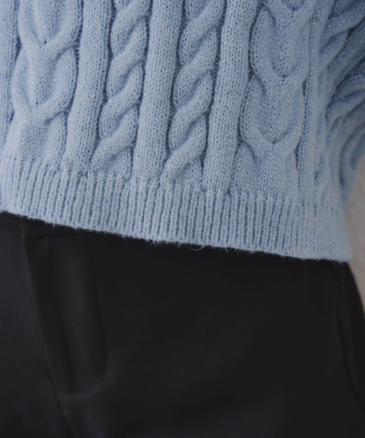 【RMAF】大翻領拉鍊針織衫