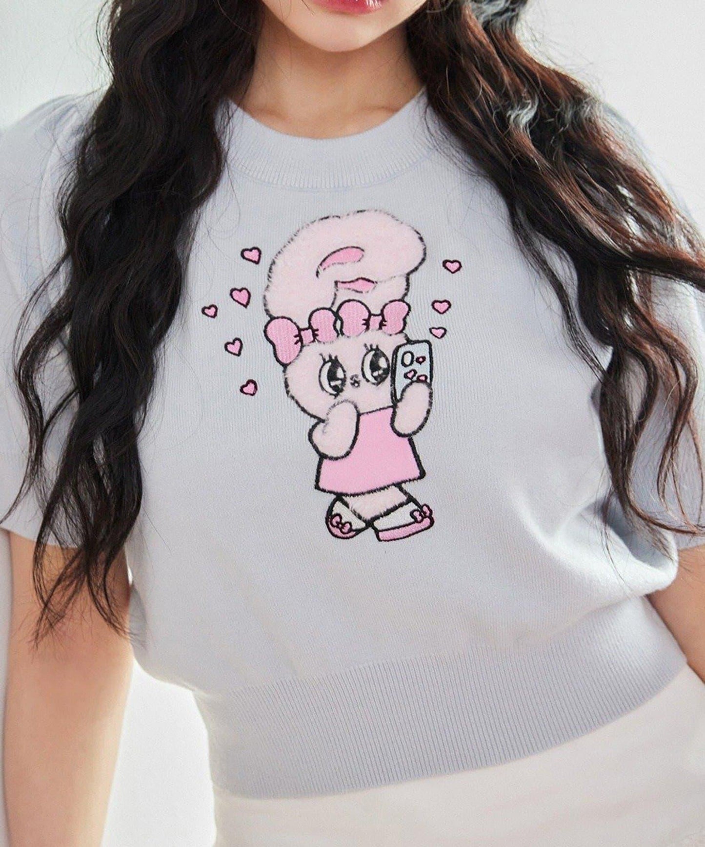 【one after another】西班牙風格短袖針織衫