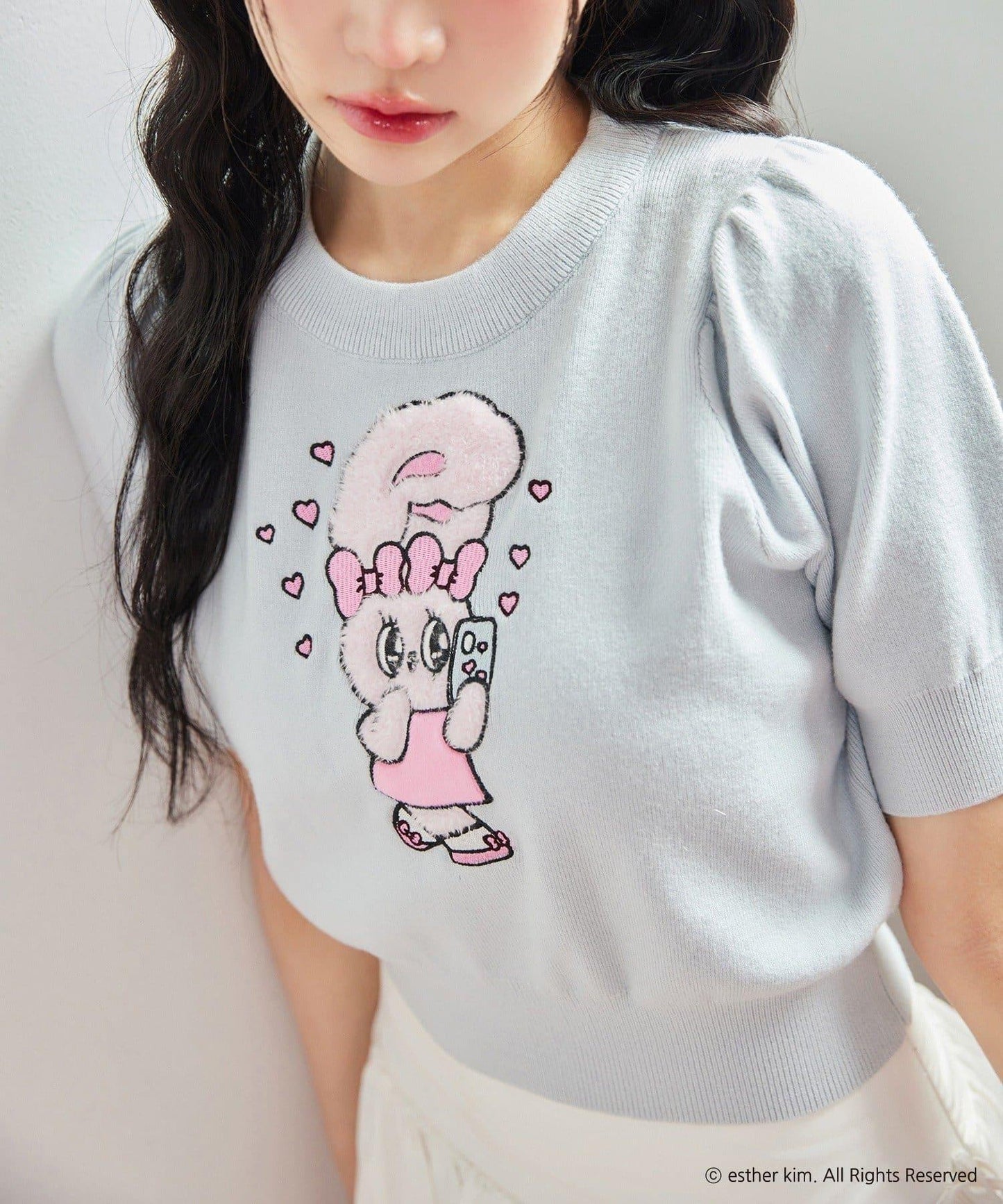 【one after another】西班牙風格短袖針織衫