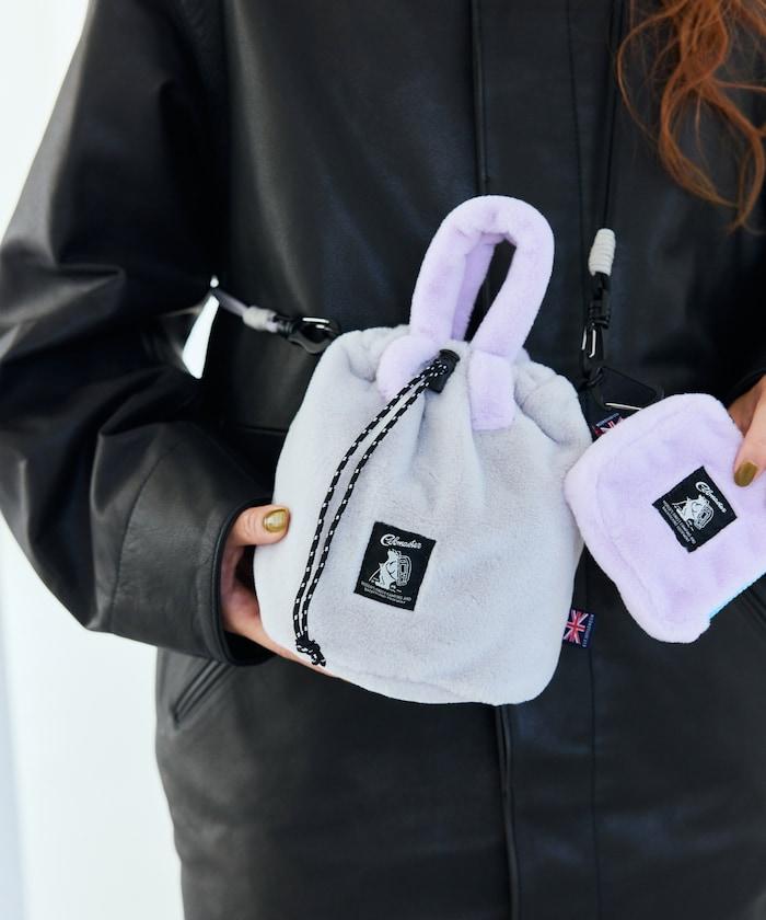 特別款絨毛L型拉鍊錢包