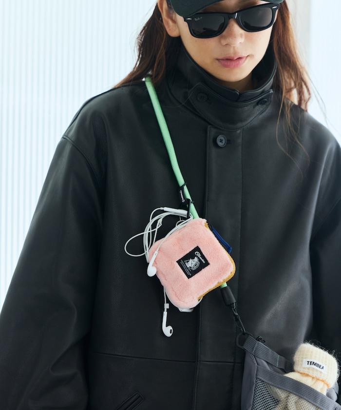 特別款絨毛L型拉鍊錢包