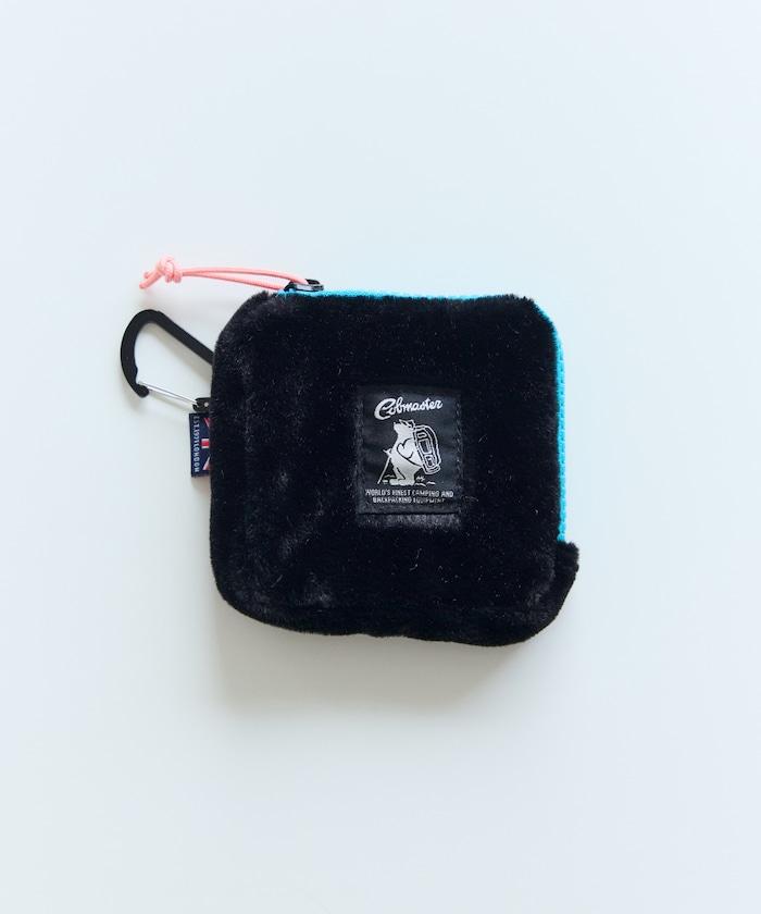 特別款絨毛L型拉鍊錢包