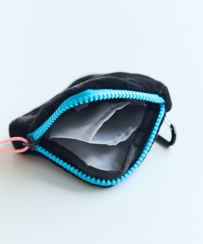 特別款絨毛L型拉鍊錢包