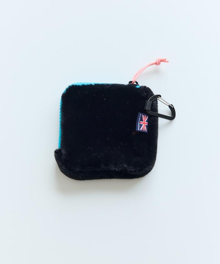 特別款絨毛L型拉鍊錢包