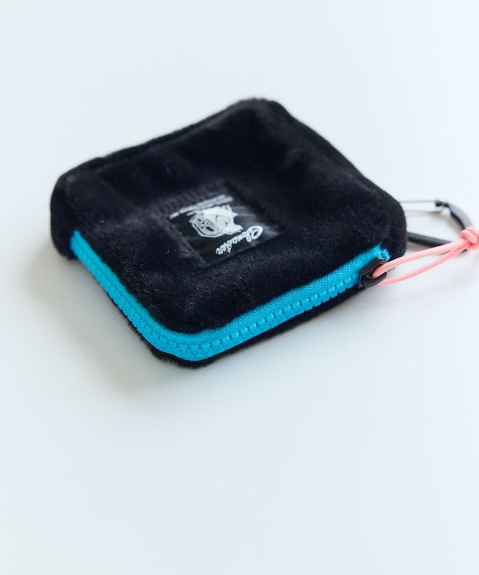 特別款絨毛L型拉鍊錢包