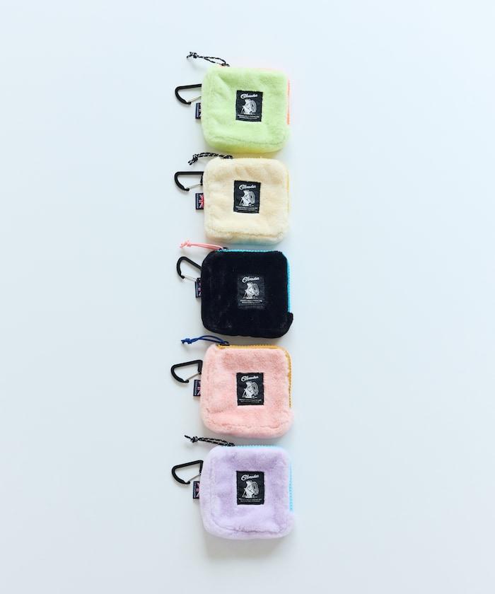 特別款絨毛L型拉鍊錢包