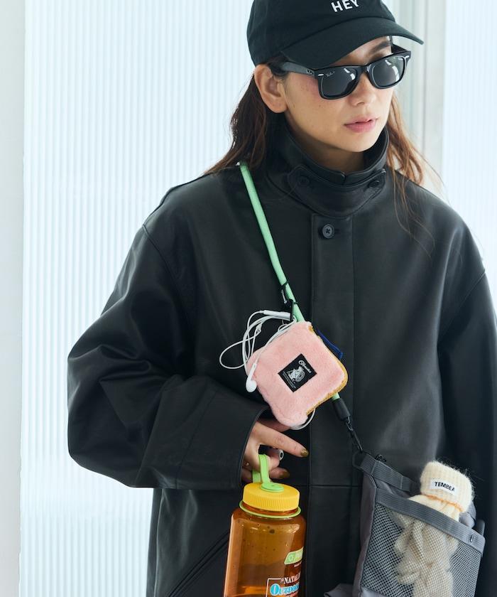 特別款絨毛L型拉鍊錢包