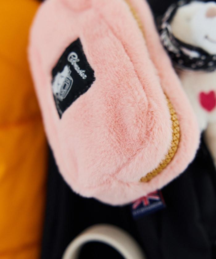 特別款絨毛方形小號收納包