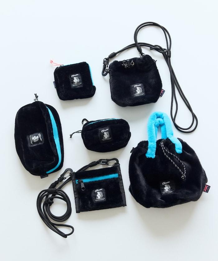 特別款絨毛方形收納包 M