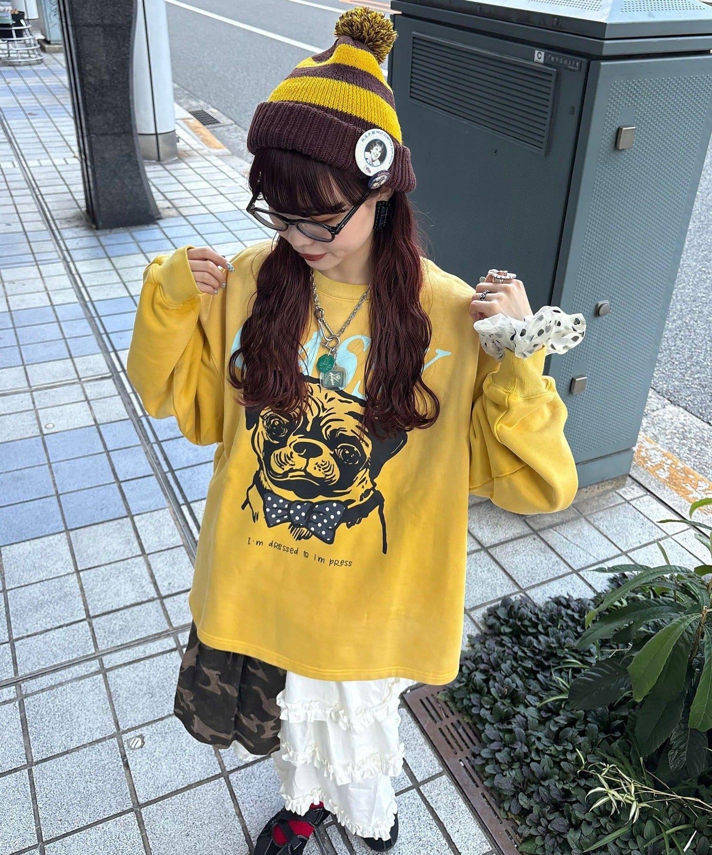 【まるお(@_maruoo0___)企畫】巴哥犬印花衛衣