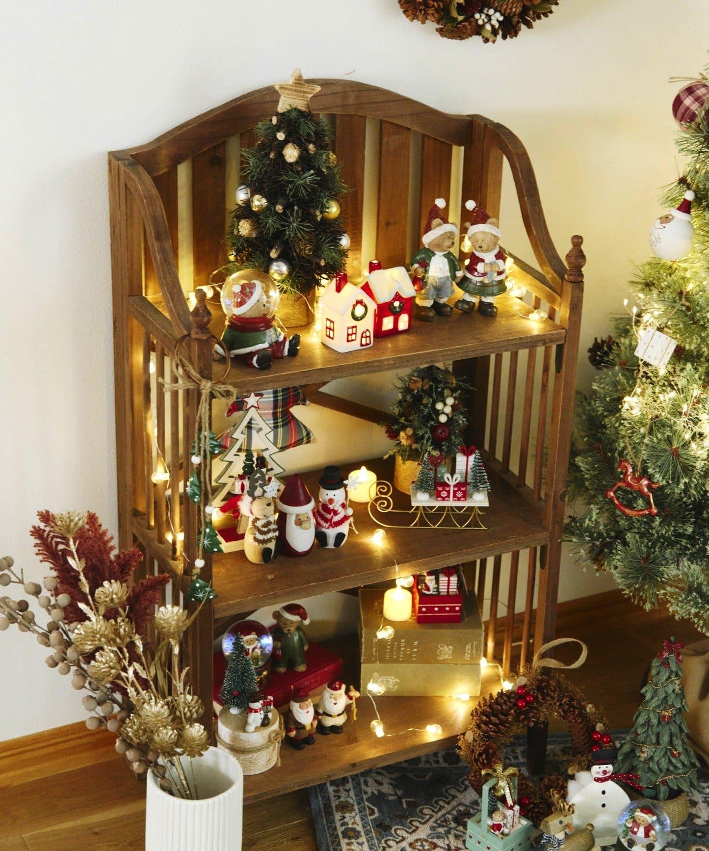 赤い実のミニリース/クリスマス