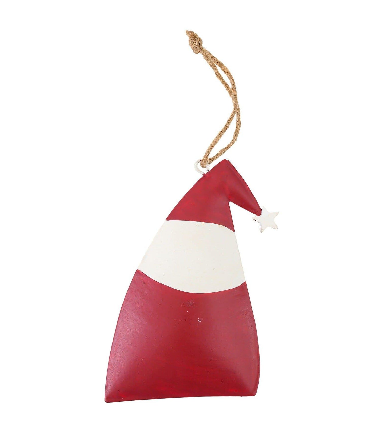 ブリキぽってりサンタオーナメント/クリスマス