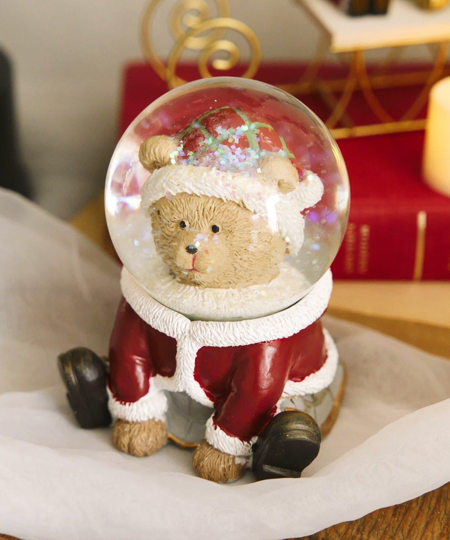 レジンベアスノードーム/クリスマス