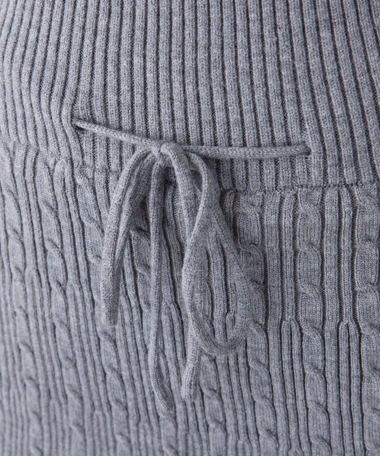 【Nono企畫】毛絨翻領麻花針織套裝