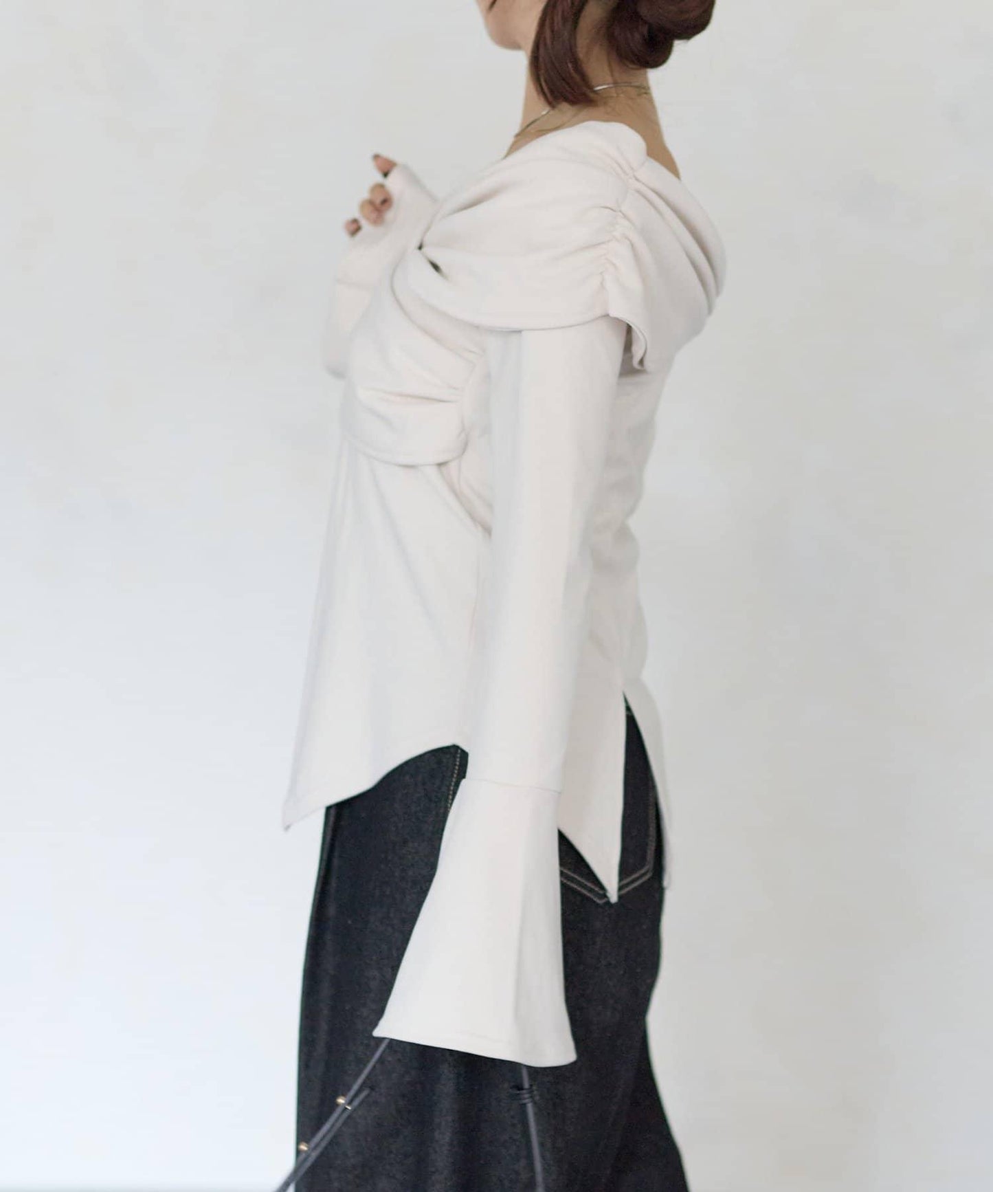 【Yuna企畫】交叉領2WAY針織衫