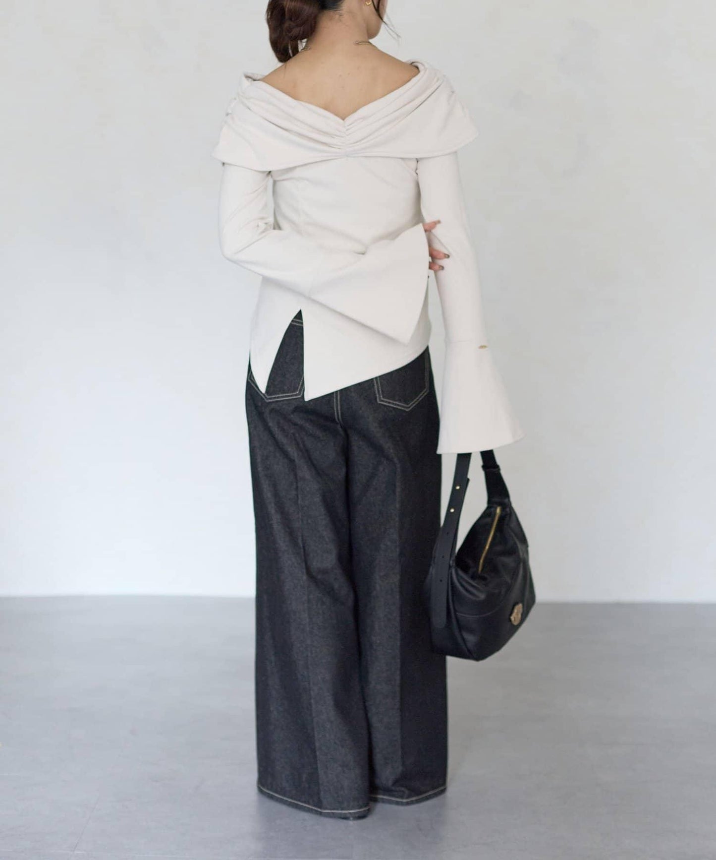 【Yuna企畫】交叉領2WAY針織衫