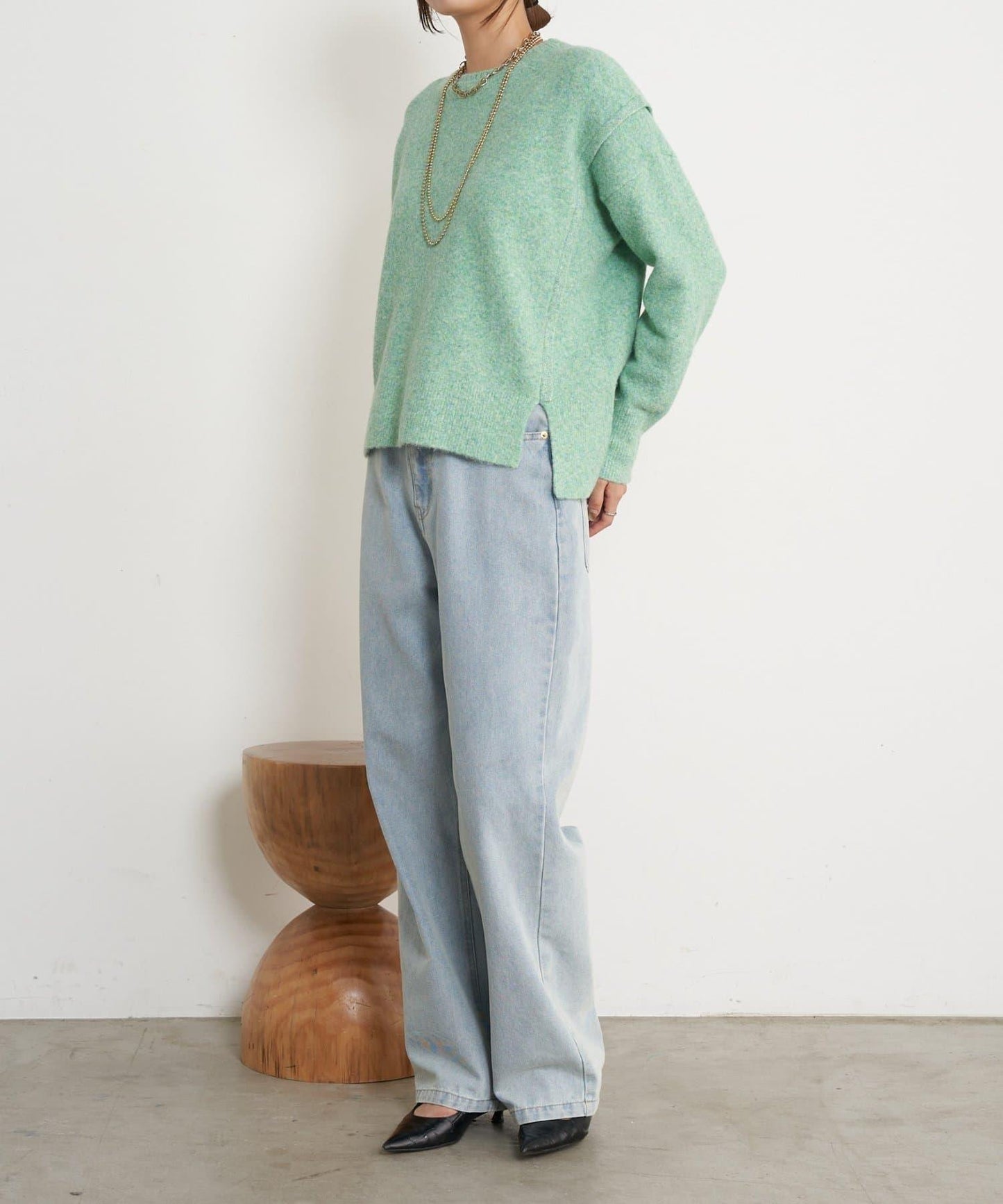 寬鬆不規則針織衫