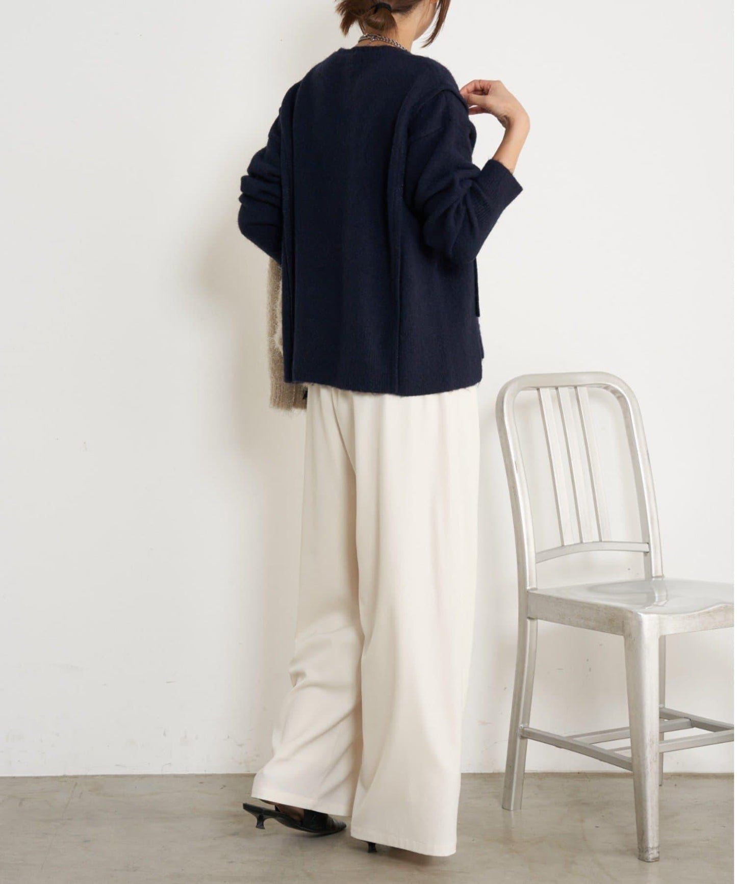 寬鬆不規則針織衫