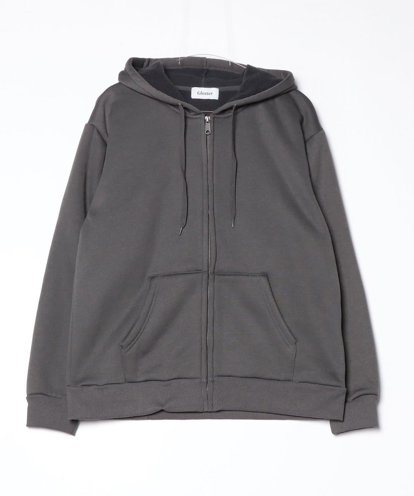 【カルボアシリーズ】UNISEX 寬鬆拉鍊連帽衛衣
