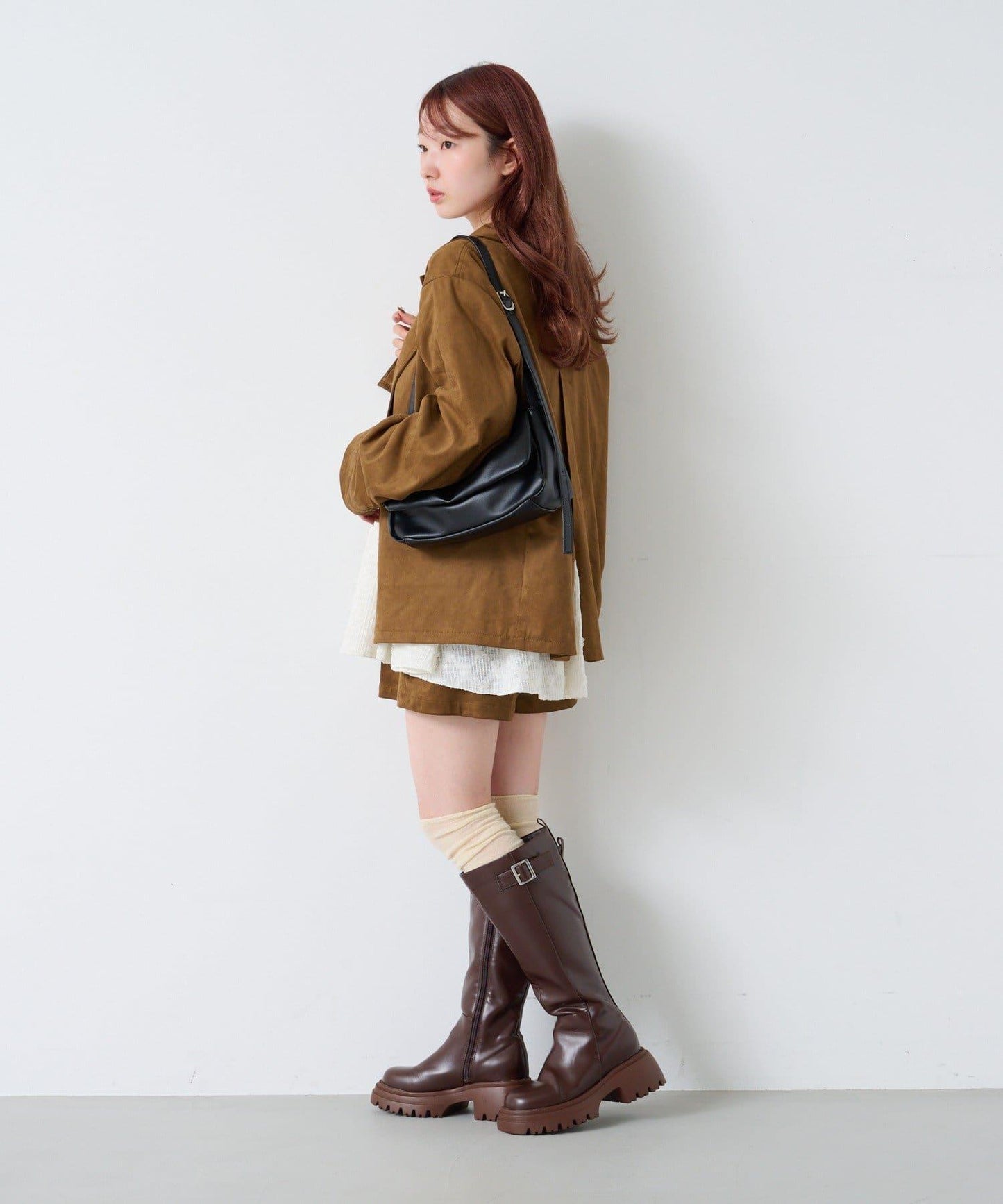 【套裝可搭配】麂皮短褲