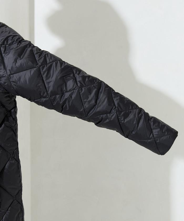 城市可收納連帽長款羽絨服