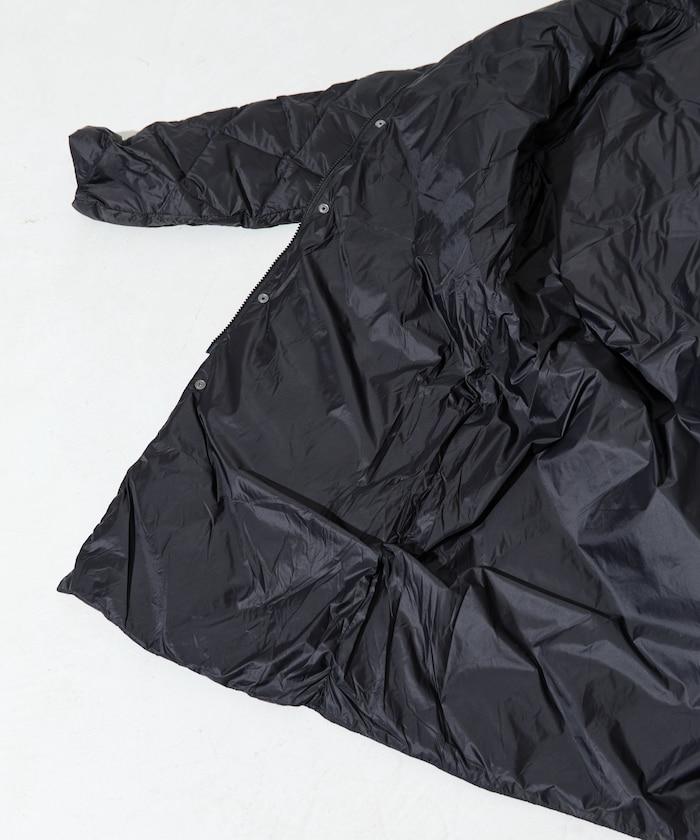 城市可收納連帽長款羽絨服