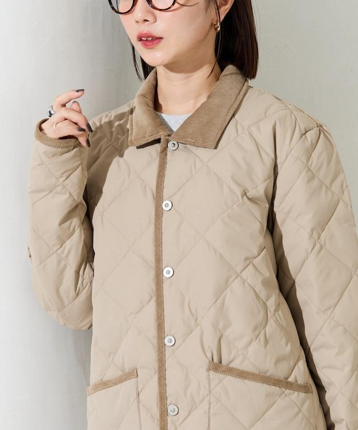 CITY拼接立領羽絨夾克(羽絨服)