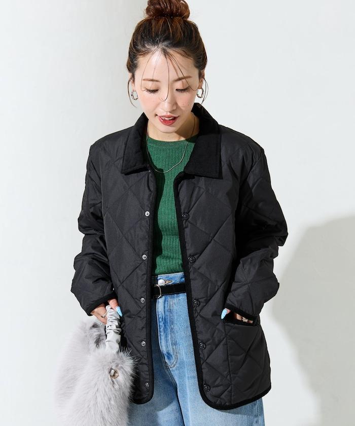 CITY拼接立領羽絨夾克(羽絨服)