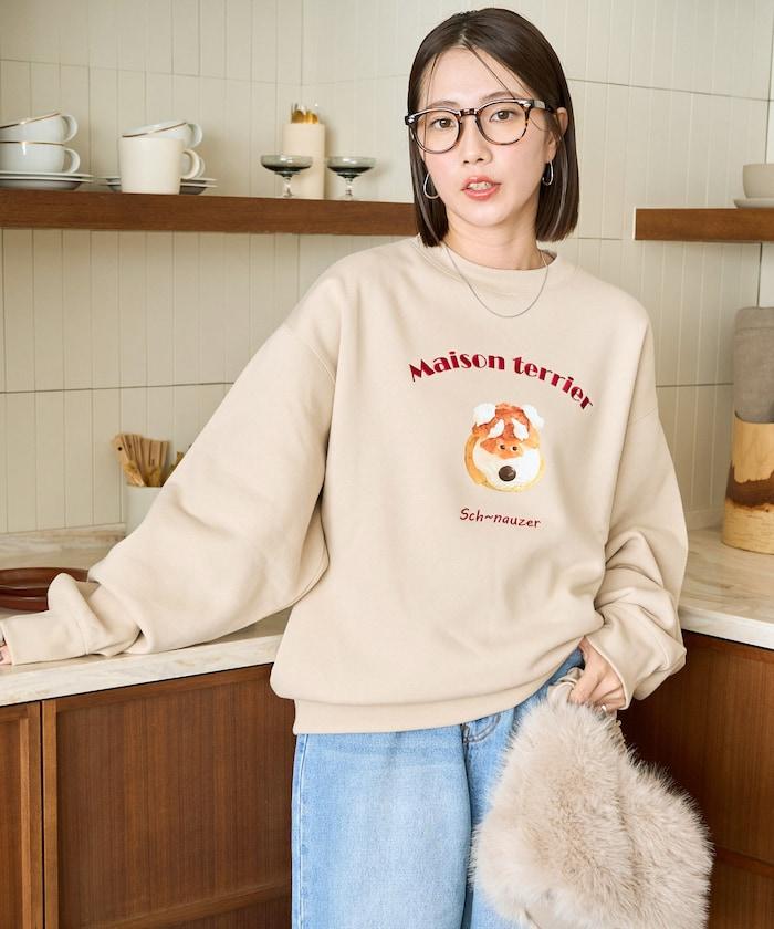 Maison terrier / メゾン・テリア 刺繡印花衛衣