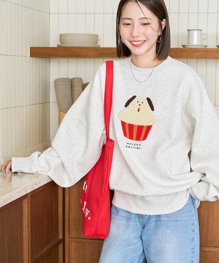 Maison terrier / メゾン・テリア 毛圈繡衛衣
