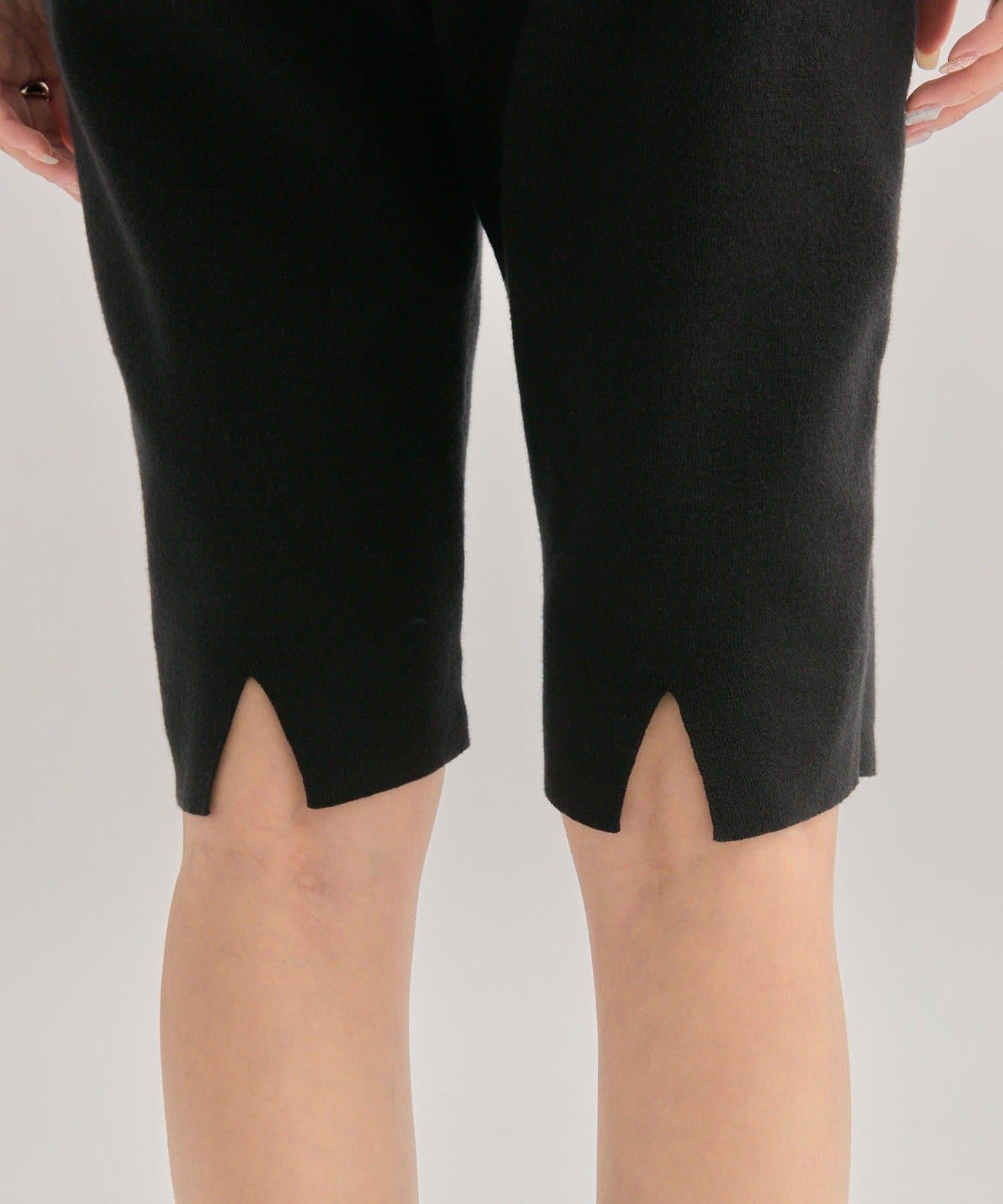 機車風針織長褲