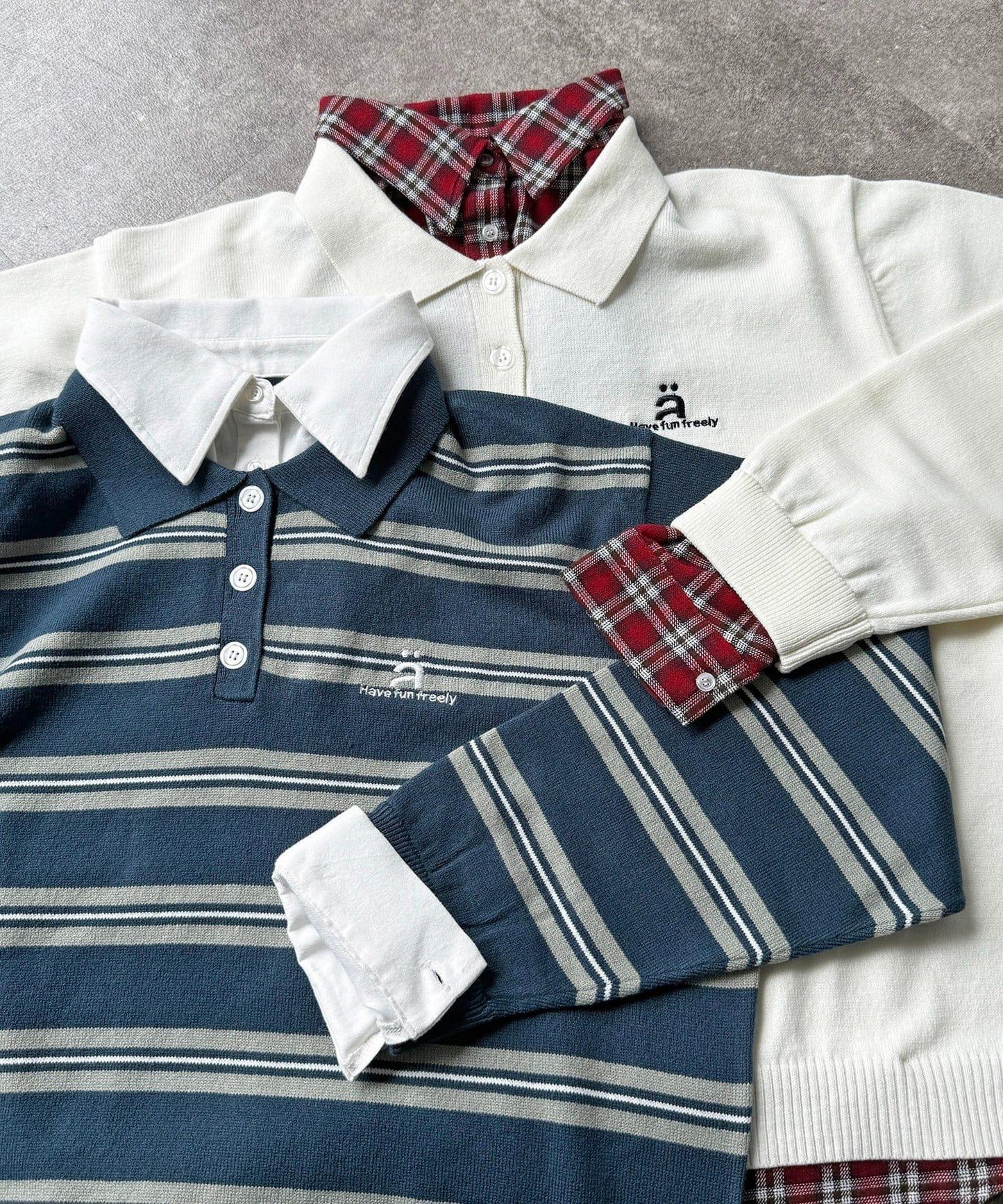 【ASUKA's企畫】假兩件拼接POLO衫