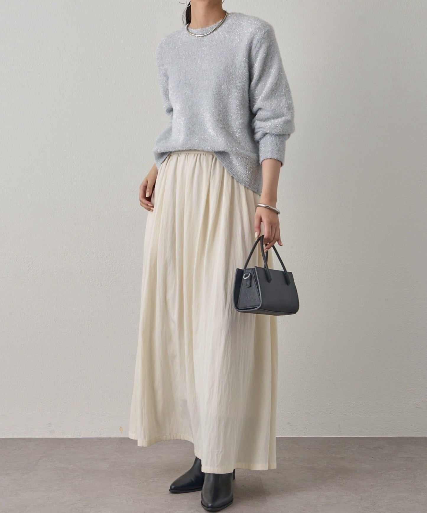 亮片針織套頭衫