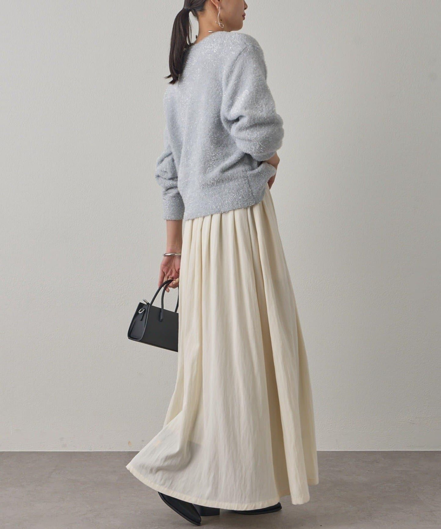 亮片針織套頭衫