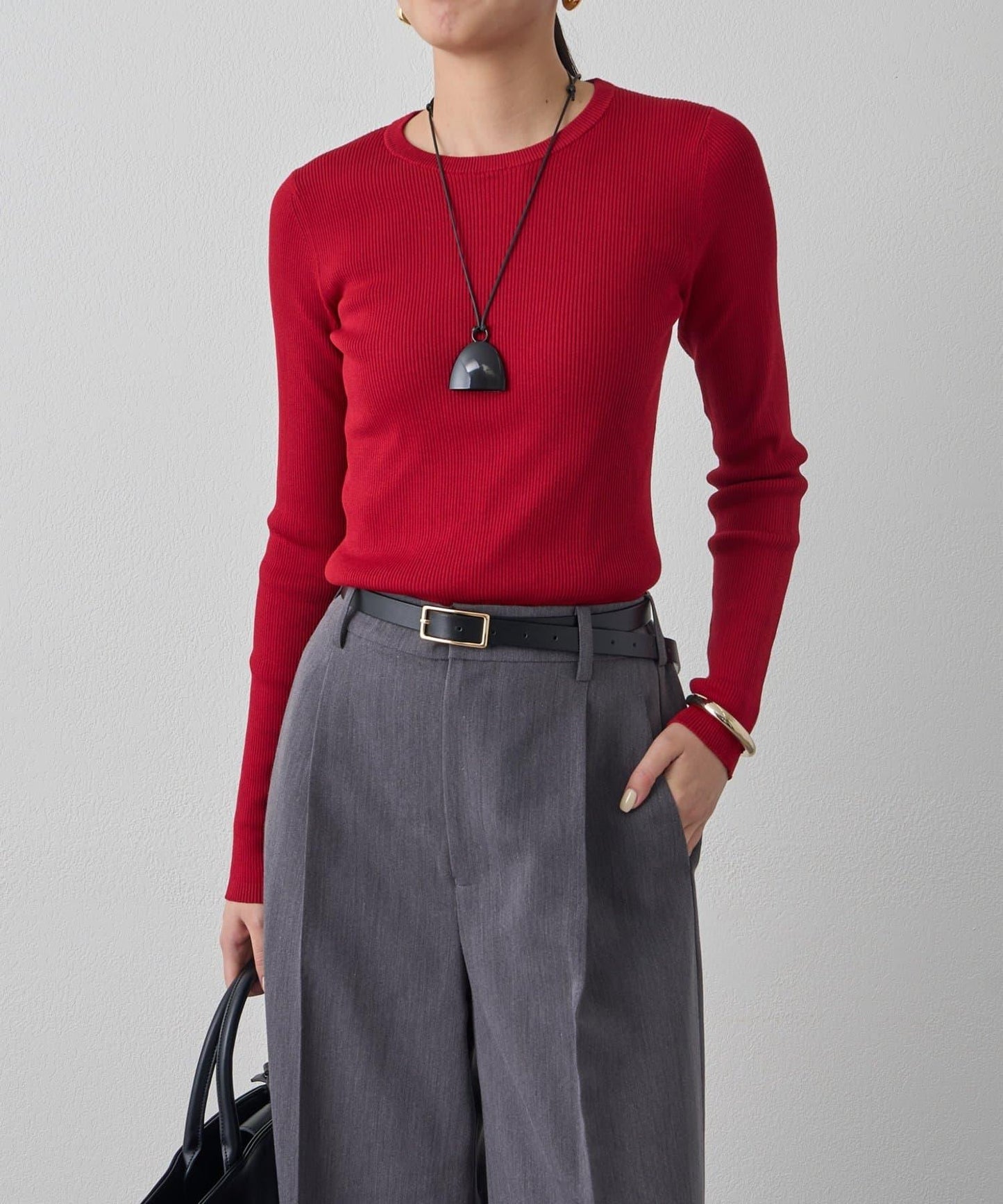 基礎款圓領針織衫