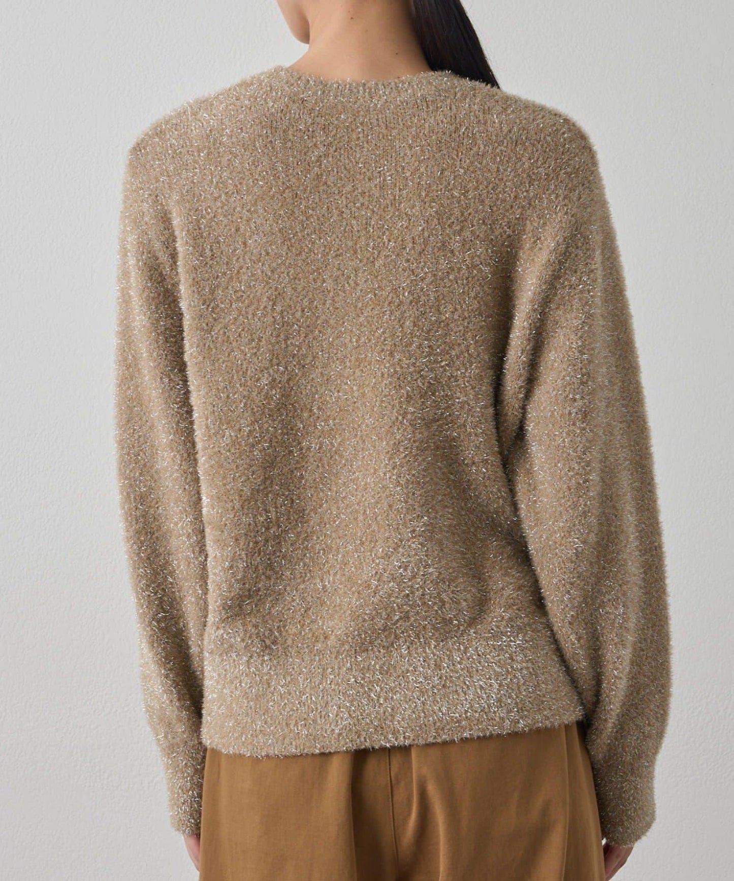 亮片針織套頭衫