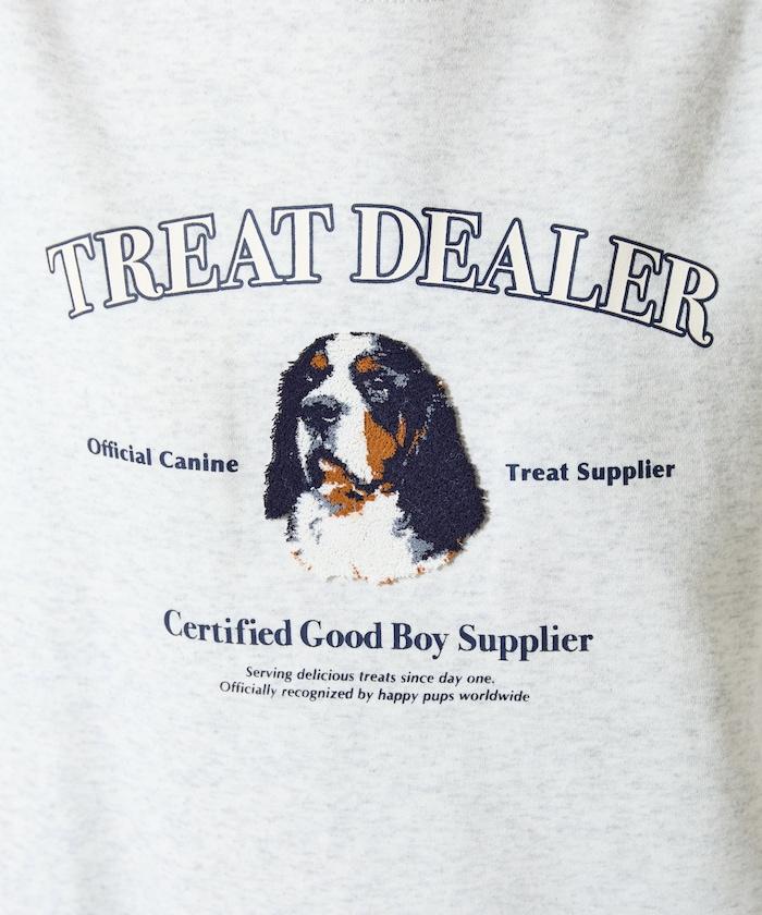 毛圈繡狗狗&貓咪衛衣套頭衫