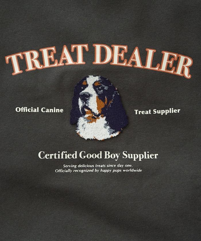 毛圈繡狗狗&貓咪衛衣套頭衫