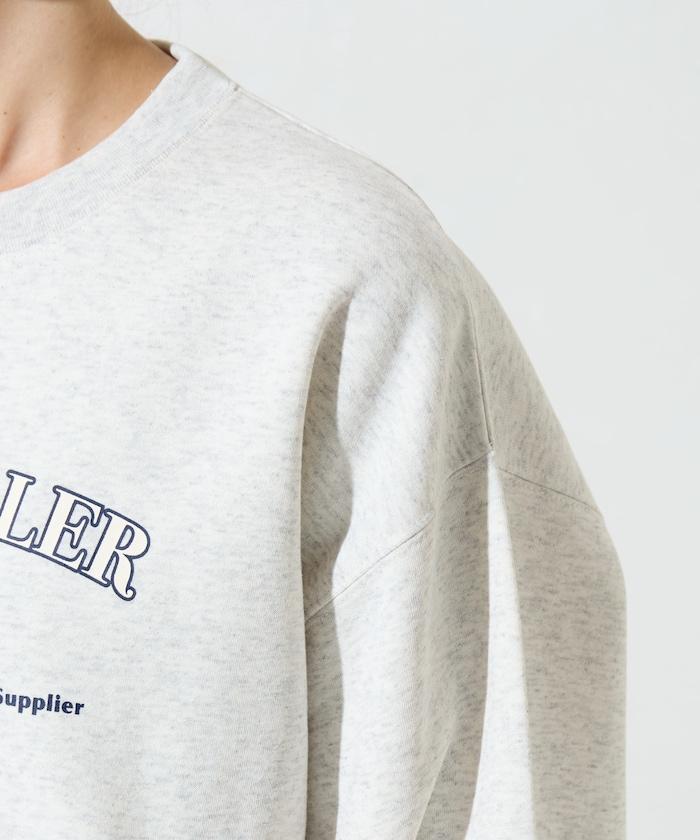 毛圈繡狗狗&貓咪衛衣套頭衫