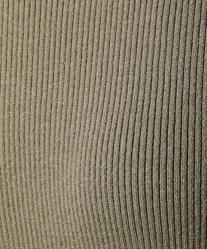 吸溼發熱羅紋圓領針織套頭衫