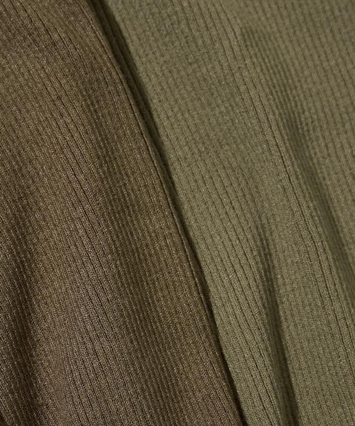 吸溼發熱羅紋圓領針織套頭衫