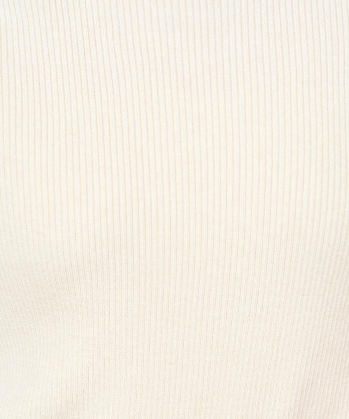 吸溼發熱羅紋圓領針織套頭衫