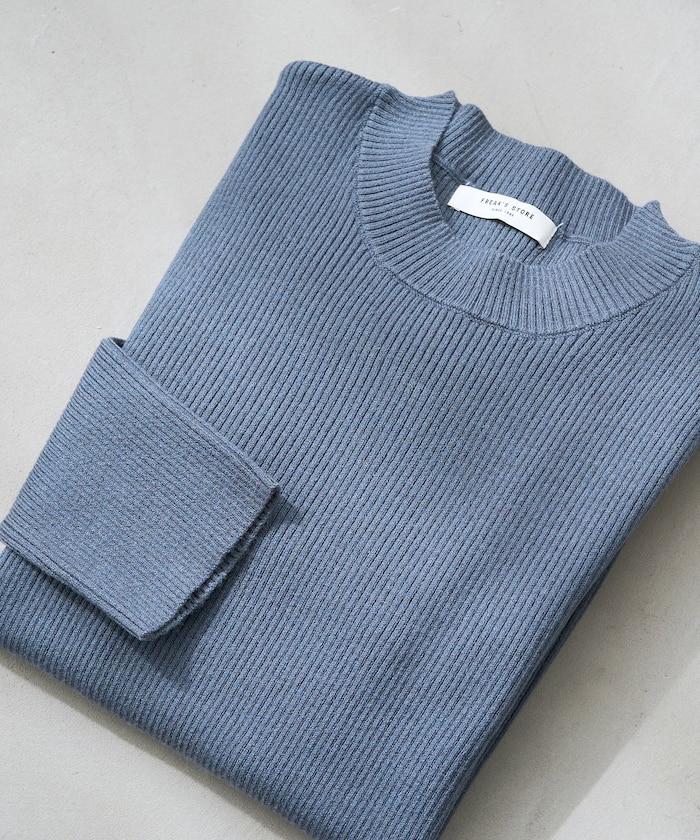 吸溼發熱羅紋圓領針織套頭衫